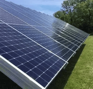 Solar Panels on Rooftop